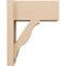 Ekena Millwork 8-in W x 16-in D x 20-in H Funston Block Rough Cedar Woodgrain TimberThane Outlooker, Primed Tan OUTUR080X16X20FST44RCPR - alternate 4